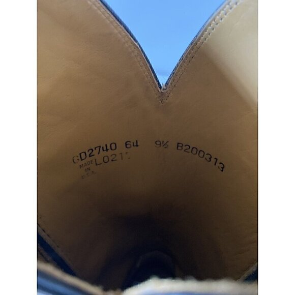 Lucchese Exotic Lizard Boots Mens 9.5 B Black Embroidered Black Tie & Boots Ball - Picture 8 of 16